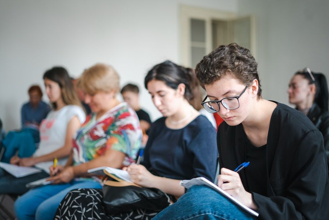 student in personal development course