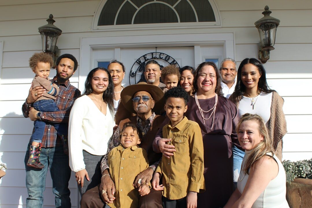 diverse people smiling together