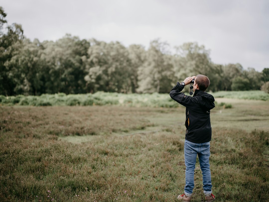 person exploring new horizons