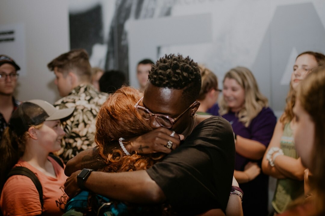 diverse people connecting through empathy